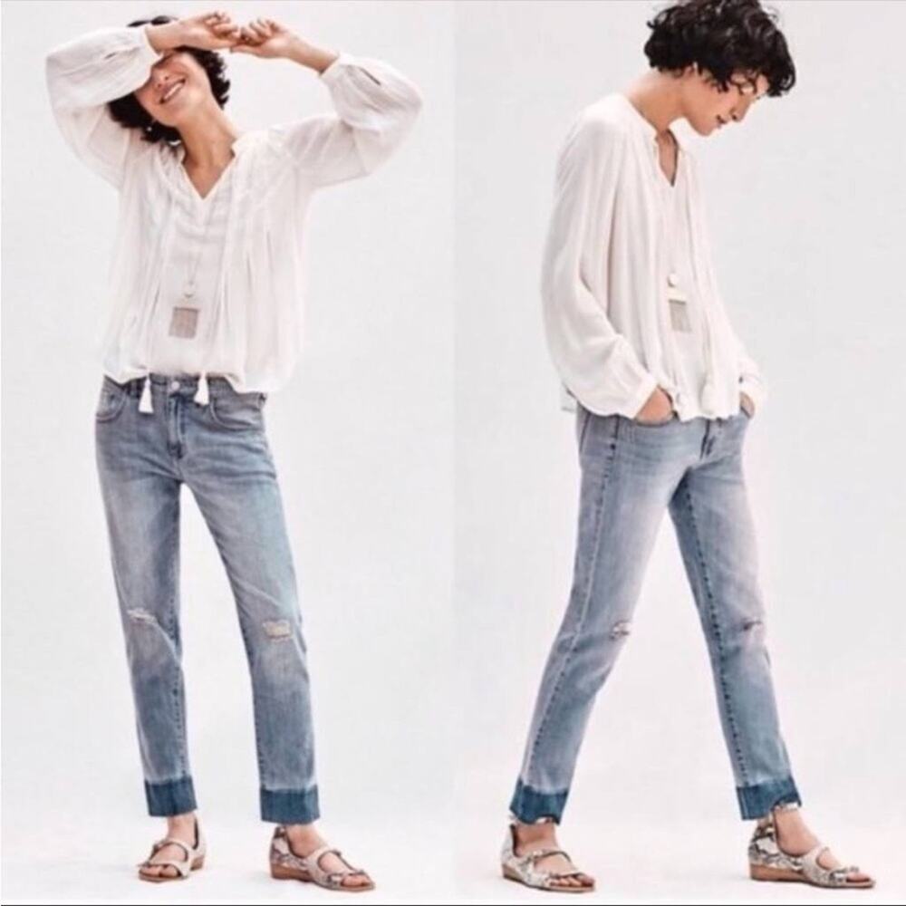 Anthropologie Pilcro & the Letterpress Distressed Denim Size 26